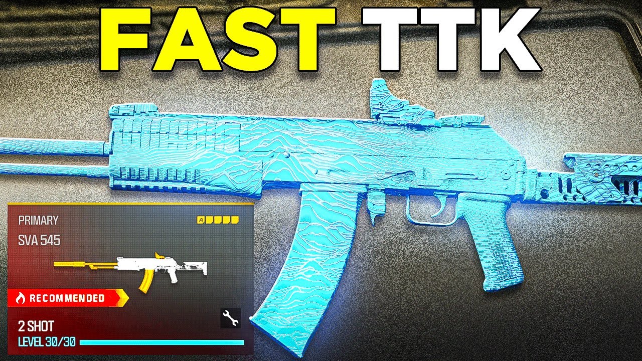 *NEW* FASTEST KILLING AR in Warzone! 😍 (SVA 545)