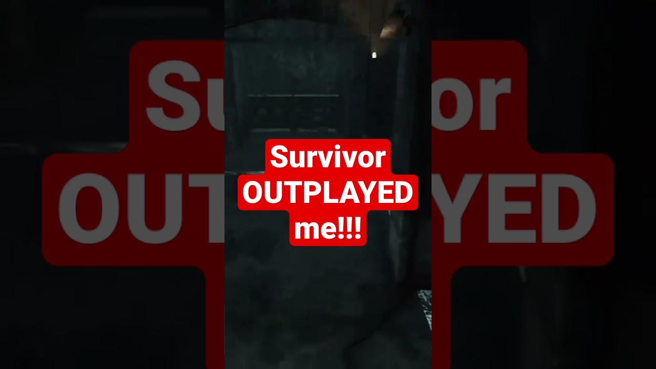 SURVIVOR COMPLETELY OUTPLAYED ME #dbd #deadbydaylight #shorts