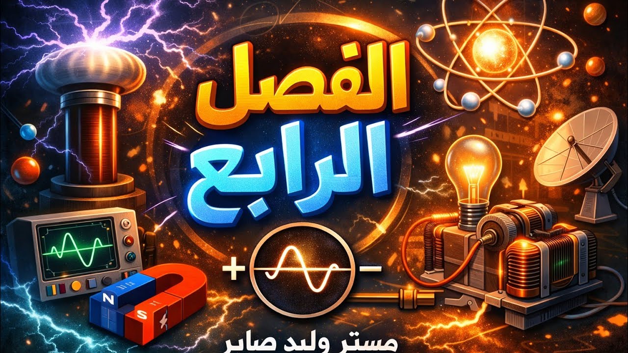 حل الفصل الرابع | فيزياء | كتاب الامتحان | الدرس الأول | أول 30 سؤال | 2026