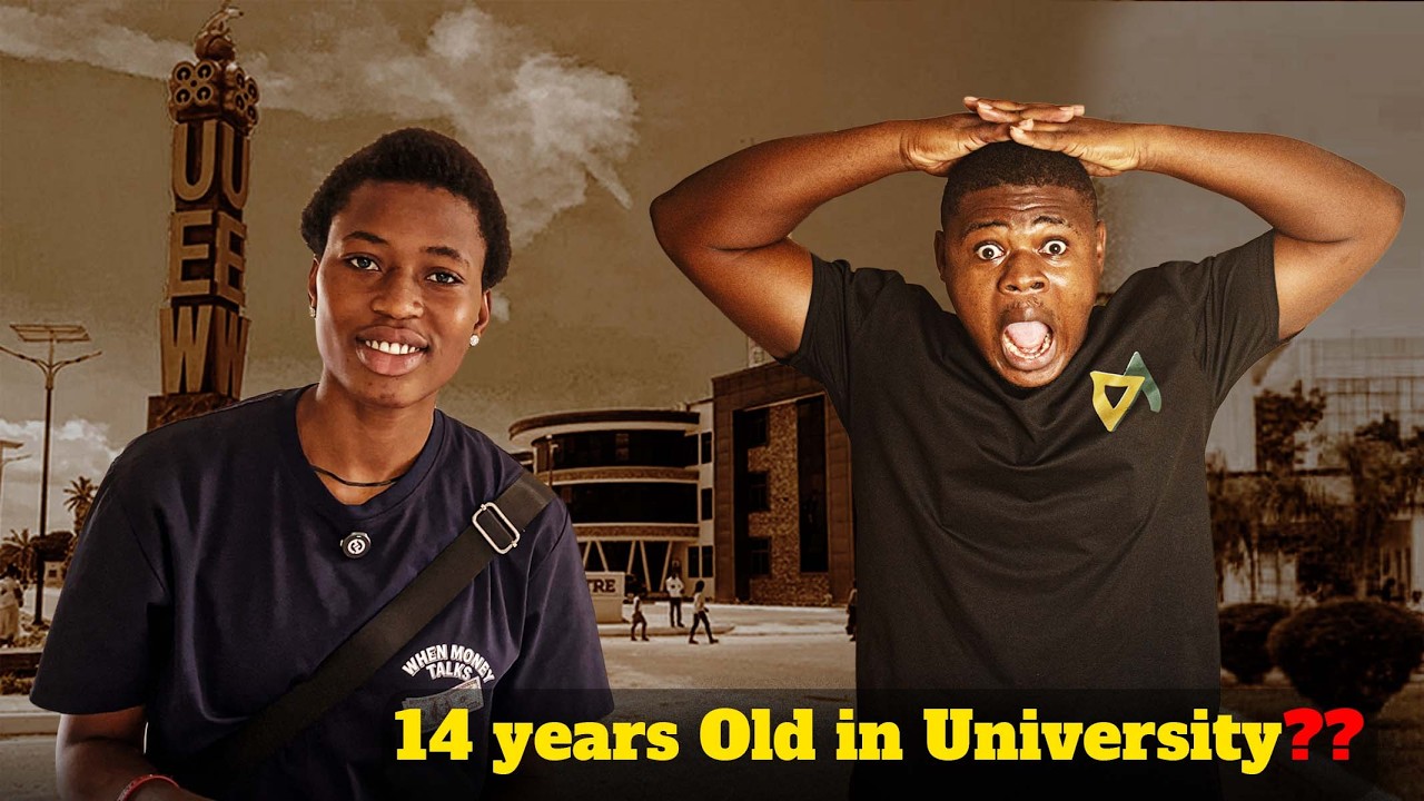 How 14 Years old girl got admitted to a University!! Youngest Student on Campus in Africa