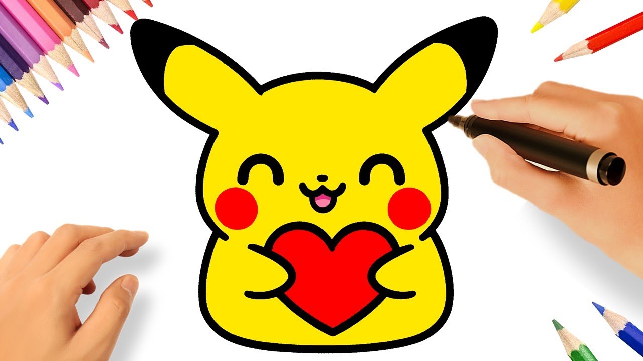 COMMENT DESSINER PIKACHU FACILE 💙