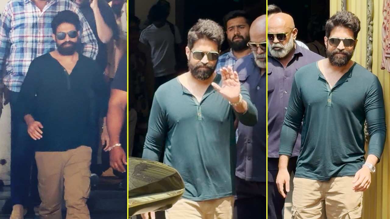 #TOXIC Rocking Star Yash Spotted @ Mumbai Airport
