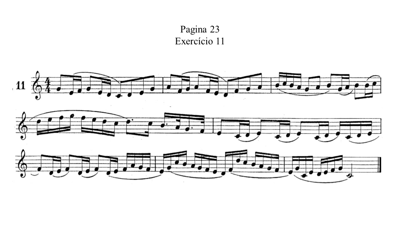 Método para Saxofone Amadeu Russo Pagina 23 Lição 11