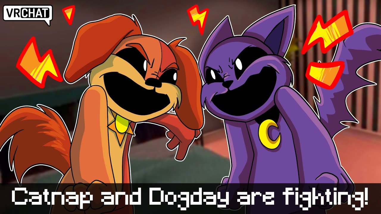 Catnap and Dogday Are Fighting?! In VRChat