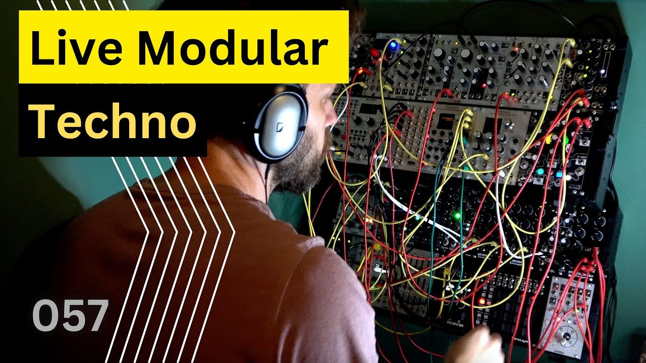 Live Modular Techno 057 | Hard Industrial Techno | Eurorack 4K