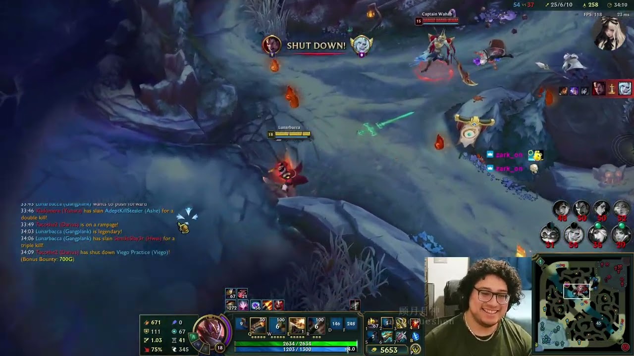 Solarbacca Gangplank Montage #17 | S15北美第一船长普朗克 Plays | 踩点集锦