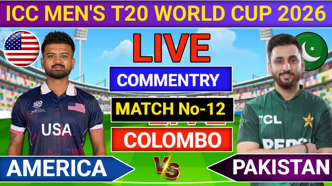 🛑Live - Pakistan vs USA T20 World Cup Match Live in Colombo | Live score & commentry | USA vs PAK