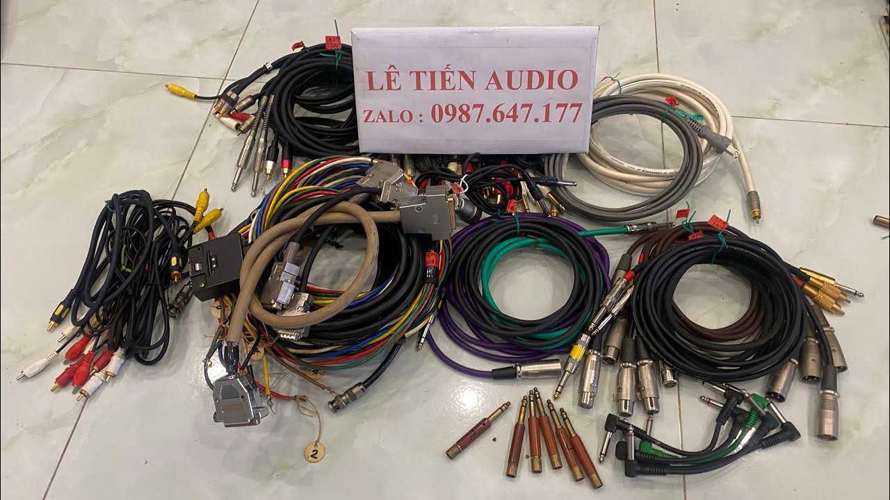 Ngày 11-03 : Dây Tín hiệu, Giắc 6ly, Canon, Av..lh 0987,647,177 #music #automobile #radio #allaudio 