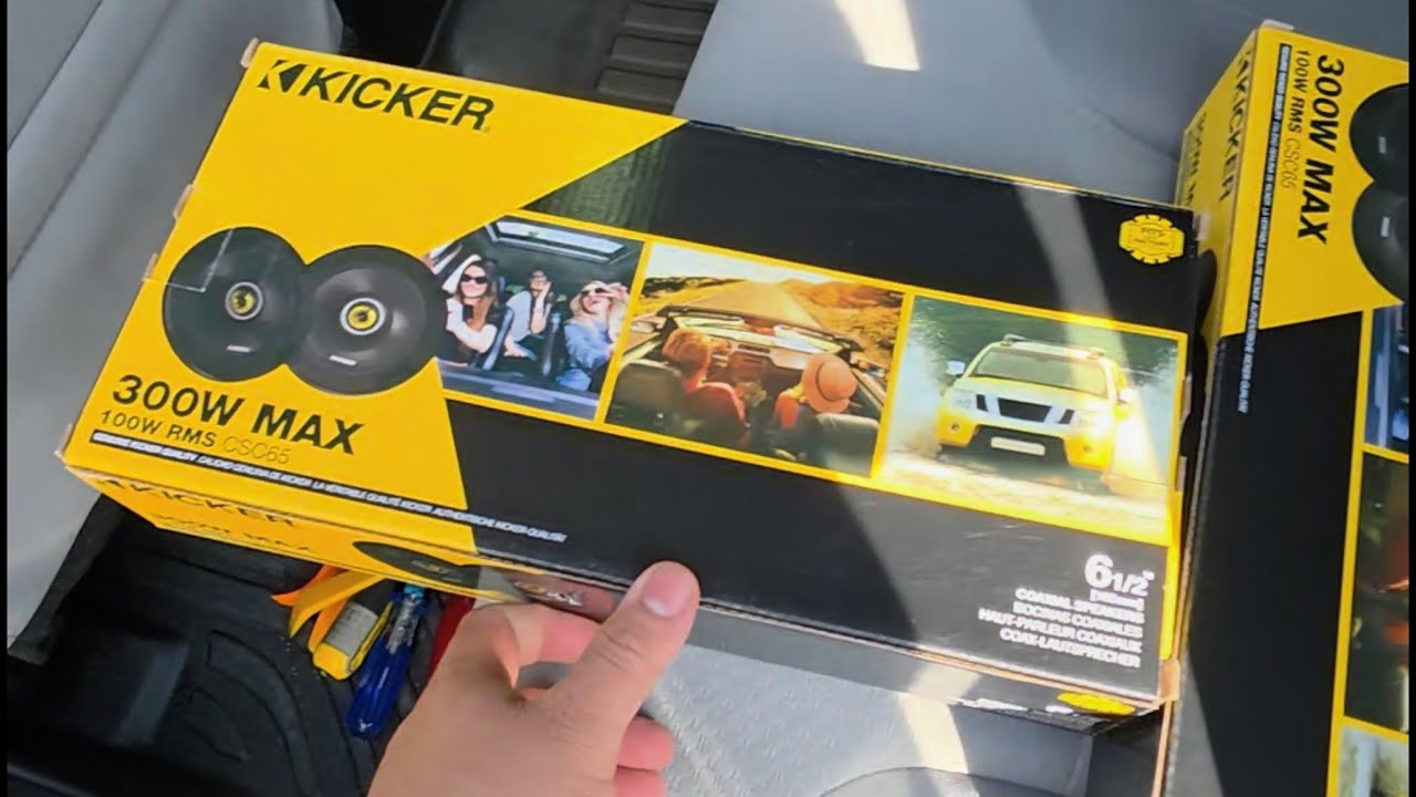 Como cambias las bocinas de tu Honda CRV #kicker #kickeraudio #doorspeakers #honda #crv #hondacrv 