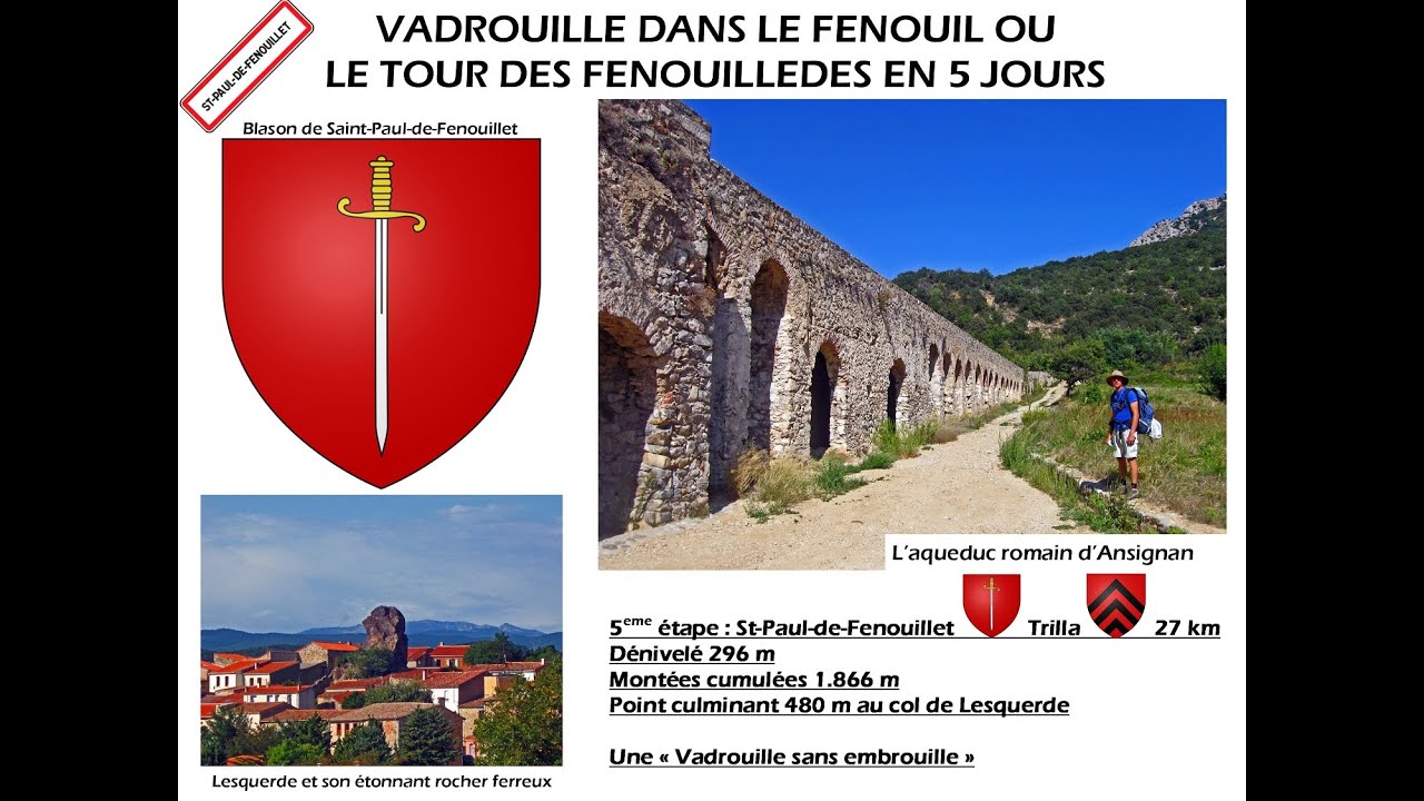 Le Tour des Fenouillèdes Etape 5/5 Saint-Paul-de-Fenouillet - Trilla
