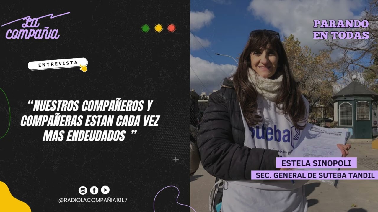 Paro nacional educativo - Estela Sinopoli