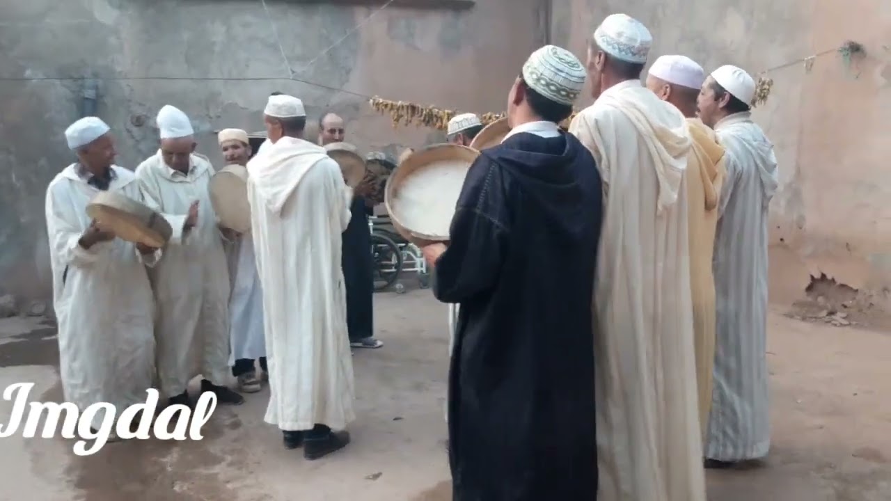 أحواش فرقة دكنت مع مشاركة شباب إمكدال في إحتفالات بيلموان بدوار إمكدال 2022