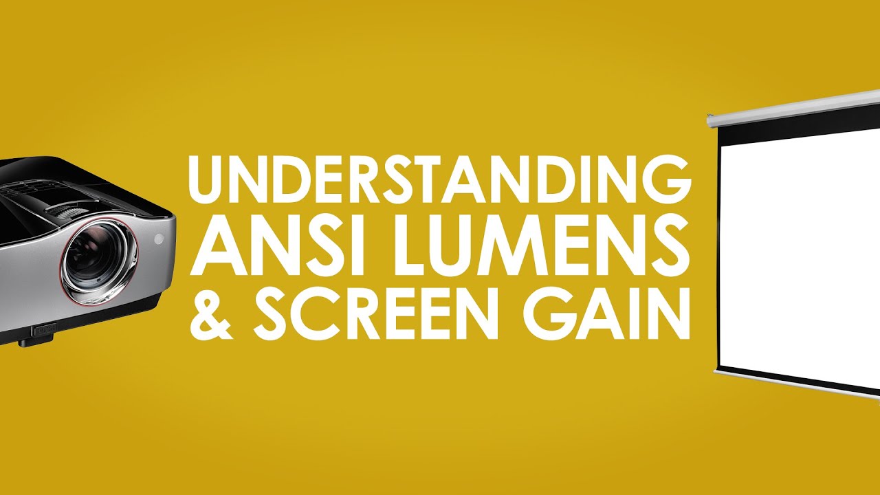 ✅ Elite Screen ✯ Понимание ANSI-люменов и коэффициента усиления экрана [Проекционный экран]