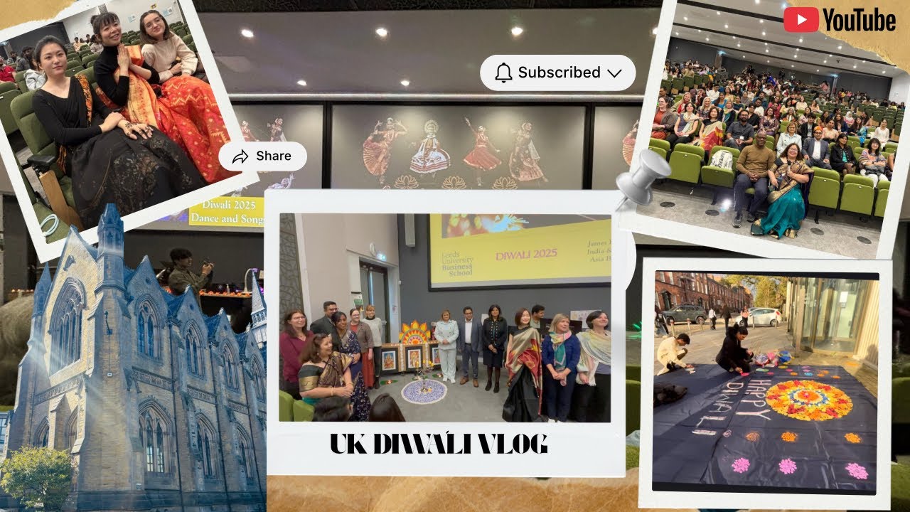 Celebrating My First Diwali in the UK| Diwali vlog| International student life  