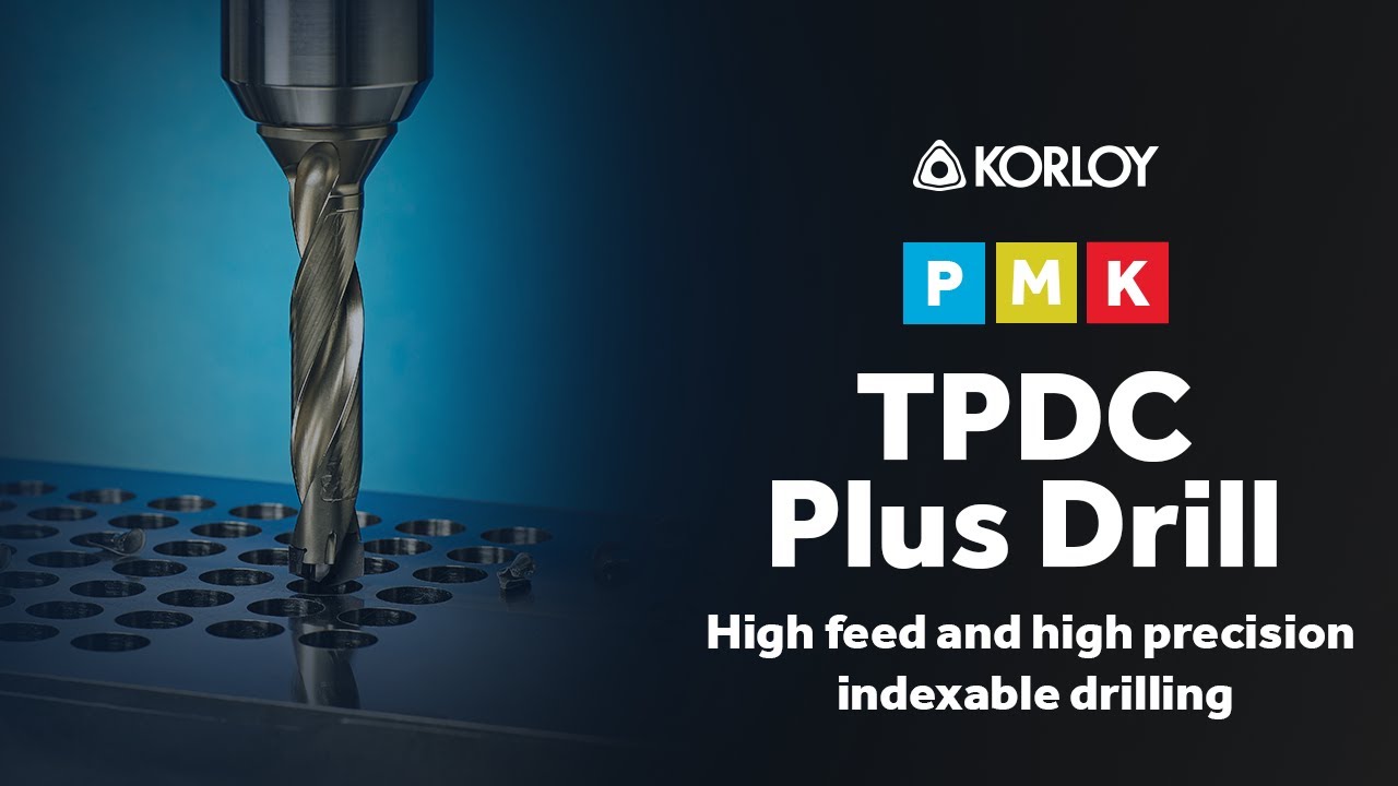 Korloy TPDC Drill - High Precision, Performance, Chip Control & Reliability in Indexable Drilling
