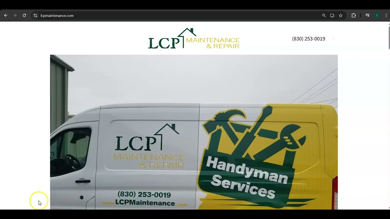 Website Analysis Video for LCP Maintenance & Repair