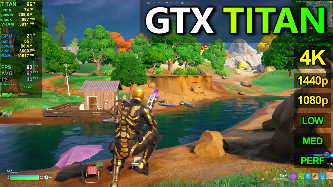 The Original GTX TITAN (2013) in Fortnite Chapter 4!