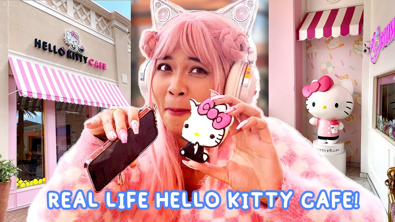 SUGARSTAR ИДЕТ В КАФЕ HELLO KITTY В РЕАЛЬНОЙ ЖИЗНИ!
