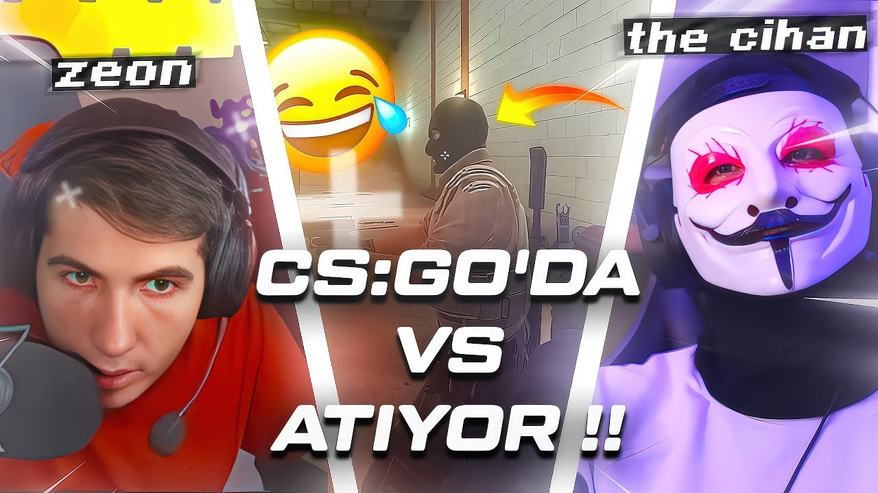 ZEON İZLEYİCİSİ İLE CS:GO'DA VS ATIYOR !! ÇOK SİNİRLENDİ !!! @thecihan1 @NecatiAkcay