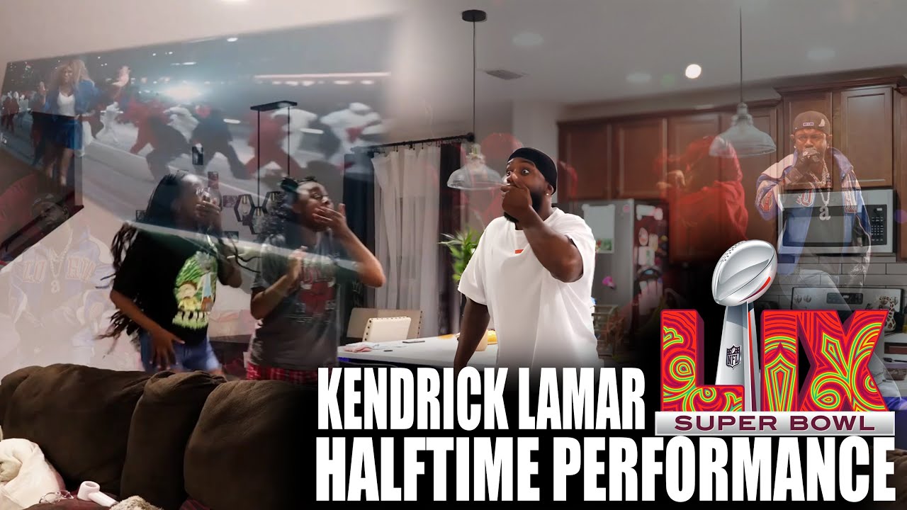GREATEST HALFTIME SHOW EVER | Kendrick Lamar's Apple Music Super Bowl Halftime Show SIBLING REACTION