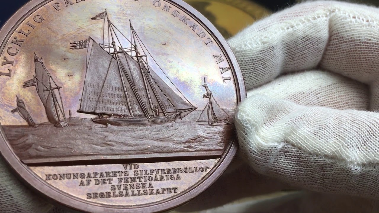 Svenska segelsällskapet 1882, Oskar & Sofia silverbröllop från Roberto Delzanno Mynthandel