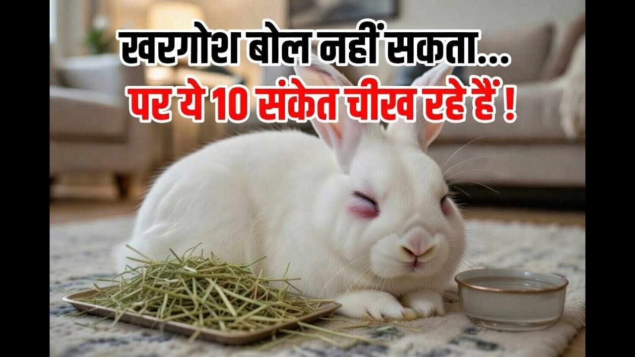 खरगोश की बीमारी के 10 खतरनाक संकेत | Rabbit Health Warning Signs 🐇