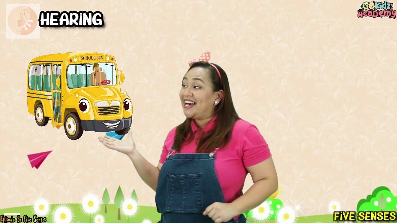 Science Episode 3: FIVE SENSES| Simple English | Preschool Lessons| Fun Learning