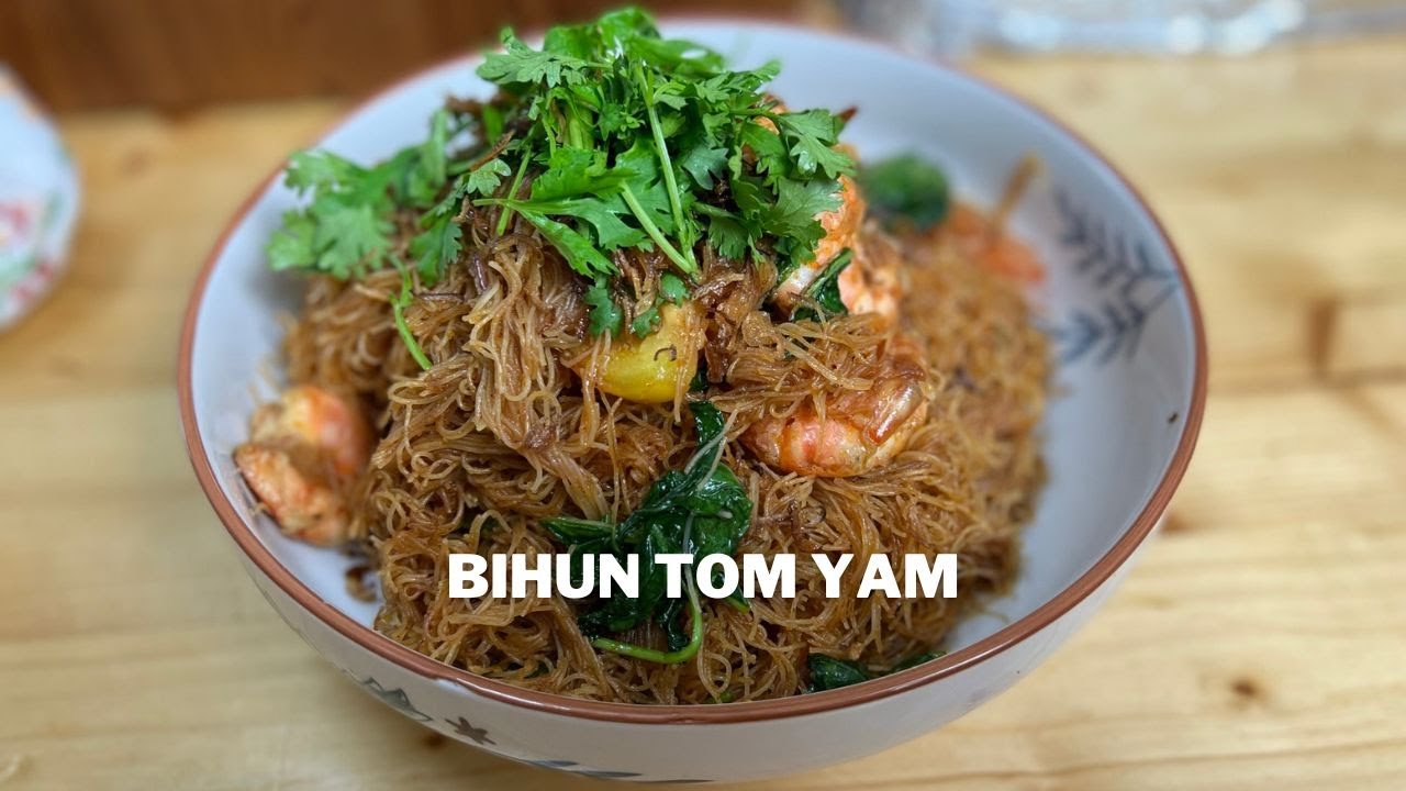 Bihun Goreng Tom Yam Kak Yan | Resepi Bihun Goreng Tom Yam|