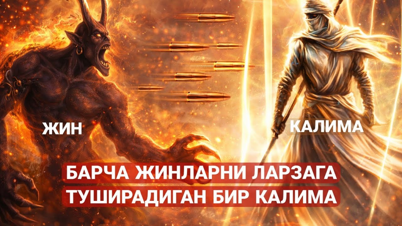 Бу Калима Барча Жинларни Ларзага Туширади (ЖИНЛАР ТОКАТ КИЛАОЛМАЙДИЛАР АГАР ХАР КУНИ) #ATVUZ