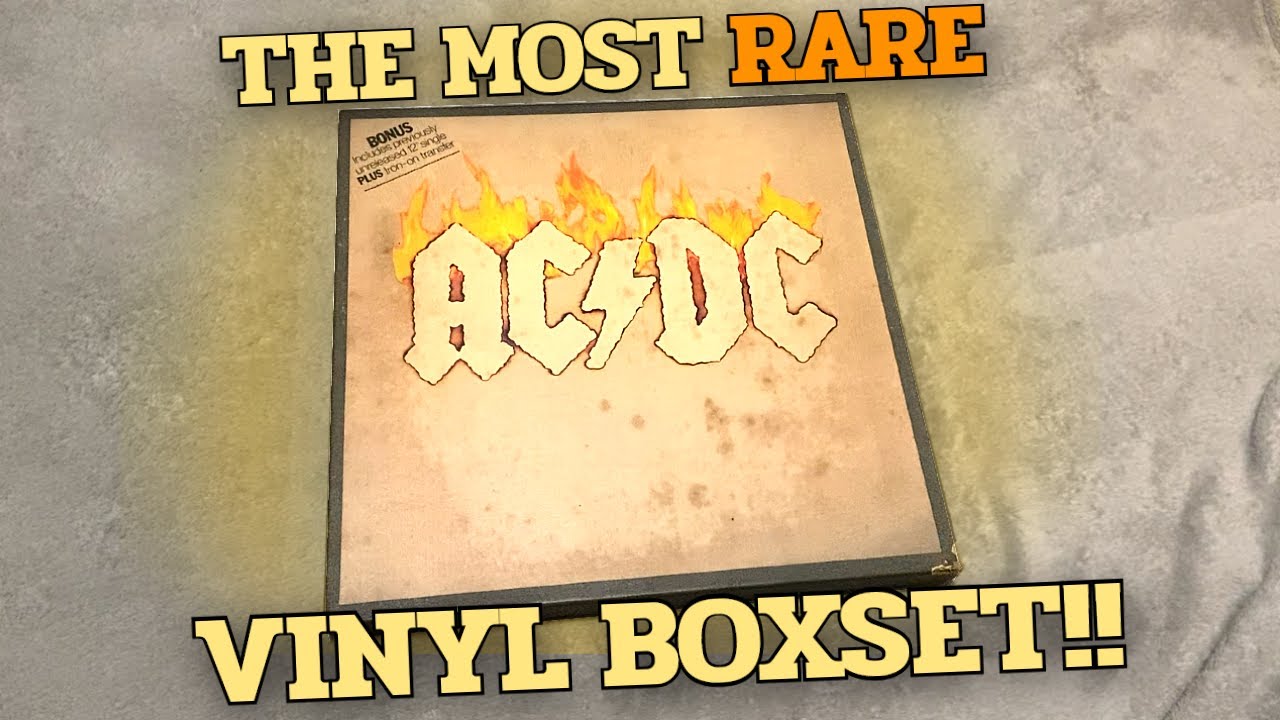 THE RAREST AC/DC VINYL RECORD BOXSET! (ALL ORIGINAL AUSTRALIAN RELEASES!)