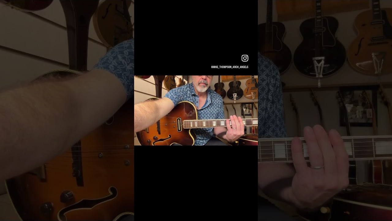 4 Vintage Gibson L5s - compare the sounds of ebony vs rosewood fretboards and Charlie Christian pups
