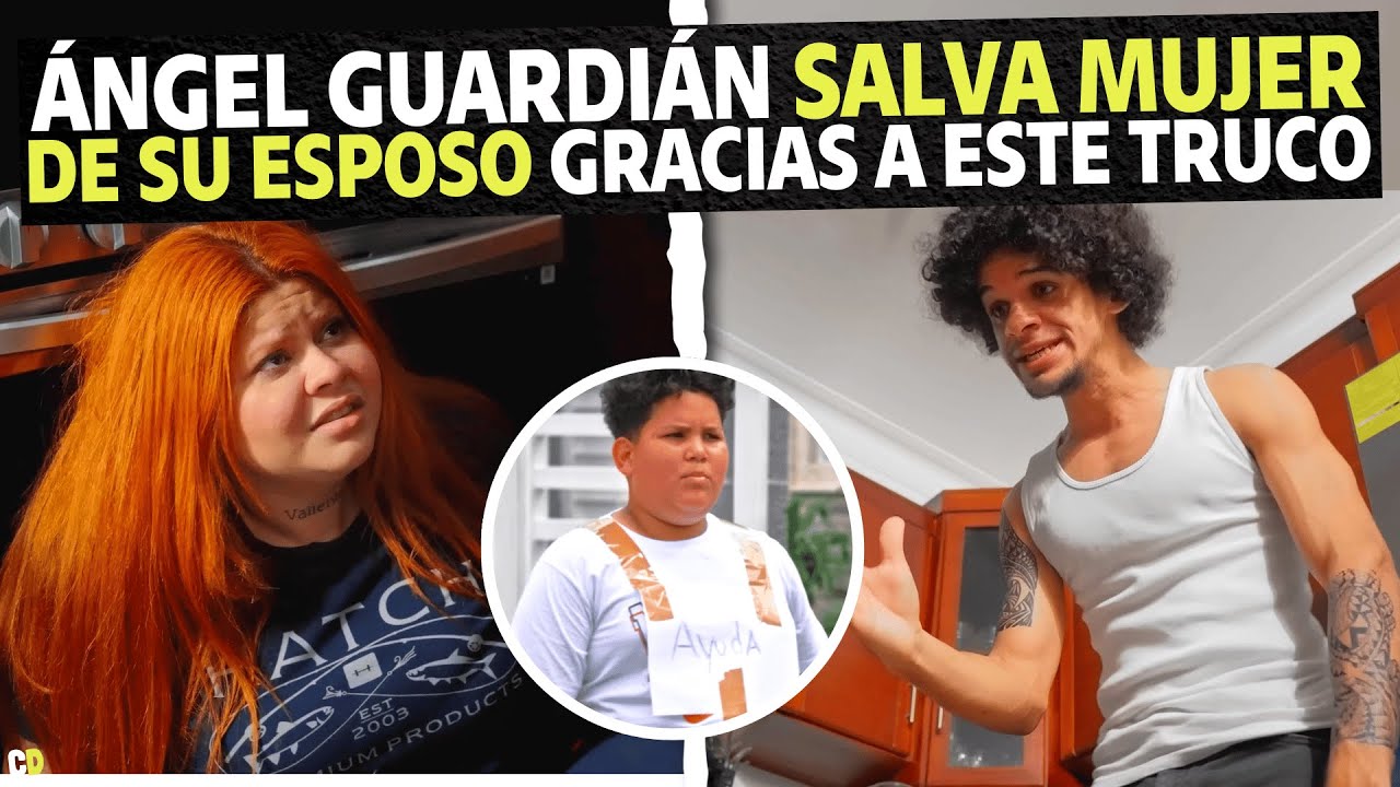 Ángel guardián salva mujer de su esposo gracias a este truco.