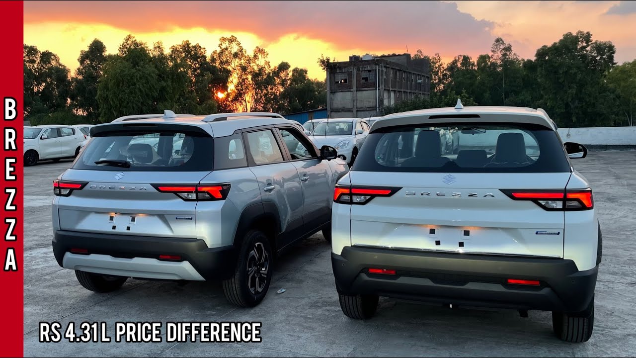 New Maruti Brezza 2022 Base v/s Top | Lxi v/s Zxi Plus - Variant Comparison | Rs 4.31L Difference 😳
