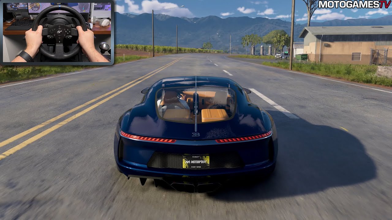 The Crew Motorfest - 2015 Bugatti Atlantic Concept | Thrustmaster T300RS Gameplay