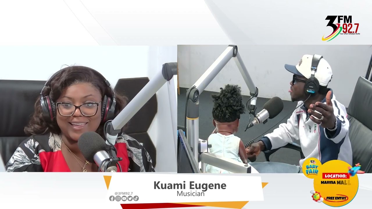 Kuami Eugene joins AJ x Helen on #3Lounge for the #FunckyFriday edition