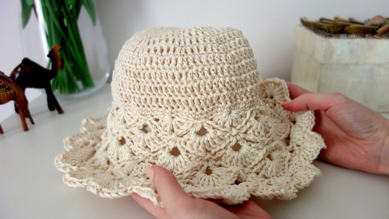 Szydełkowy kapelusz Drops - tutorial crochet hat