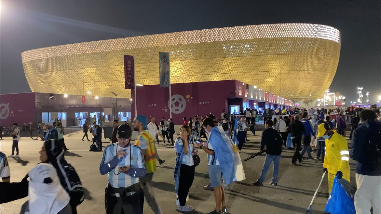 Fans Entrance Argentina vs Croatia at Lusail Stadium 2022 FIFA World Cup