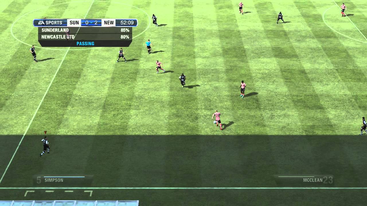 Fifa 12 Derby Match 7 - Sunderland VS Newcastle - HD