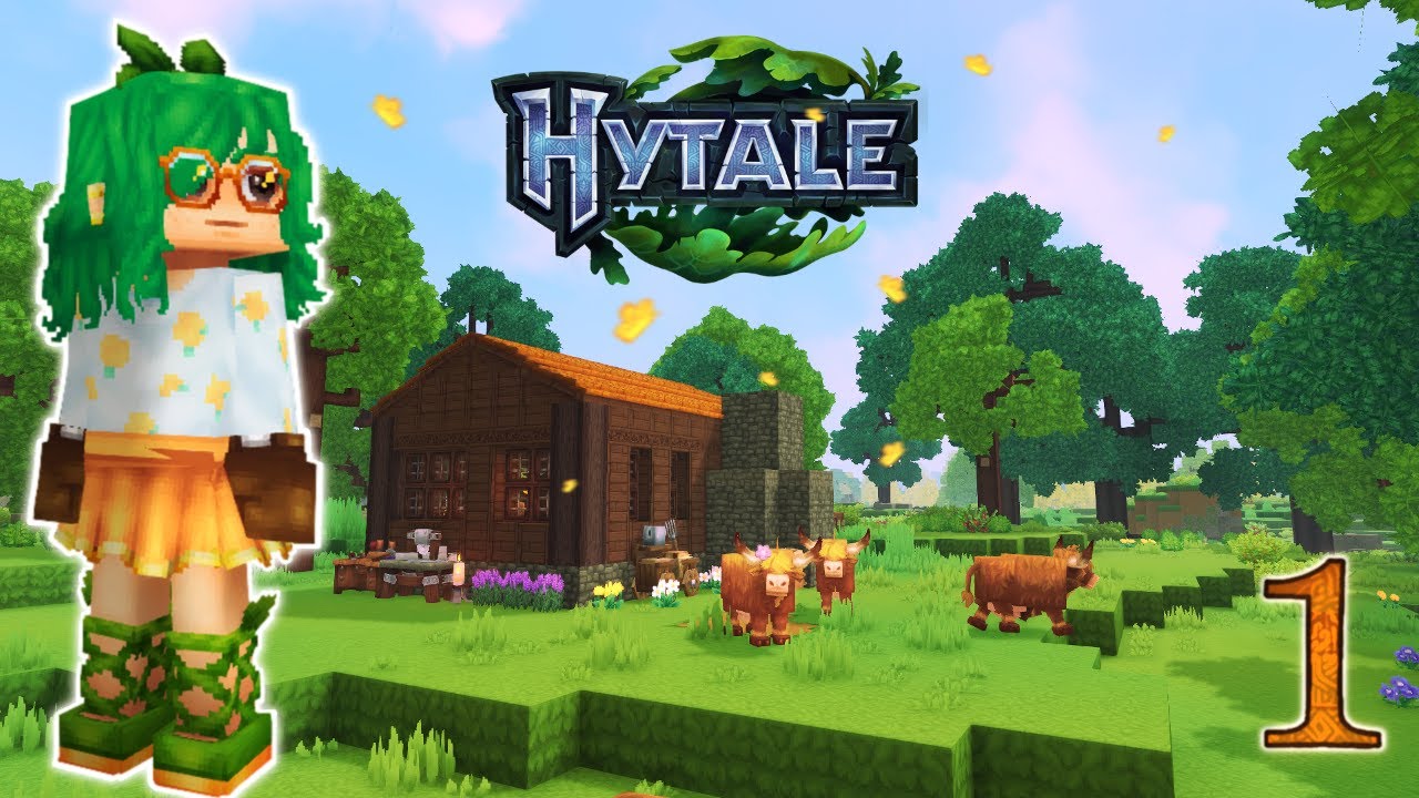 I had the coziest first day in Hytale! | Mossy Trails Episode 1