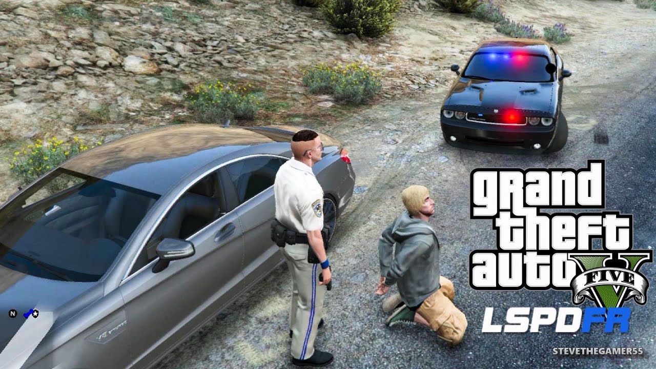 GTA 5 LSPDFR EPiSODE 92 - LET'S BE COPS - HIGHWAY PATROL (GTA 5 PC POLICE MODS) UNMARKED CHALLENGER