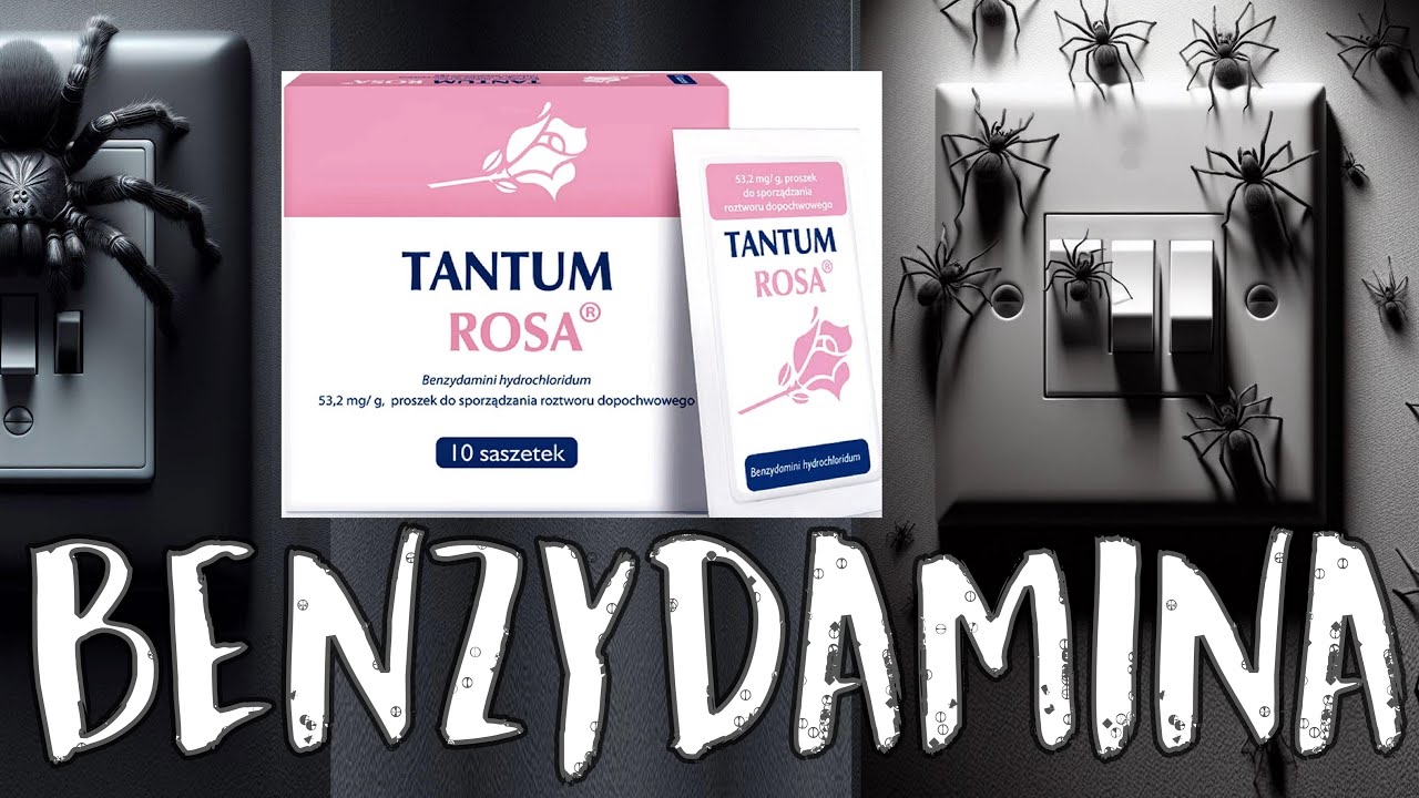 11# Pająki Wychodziły ze Ściany. Benzydamina Halucynacje i Urojenia po Tantum Rosa Trip Raport Benzy