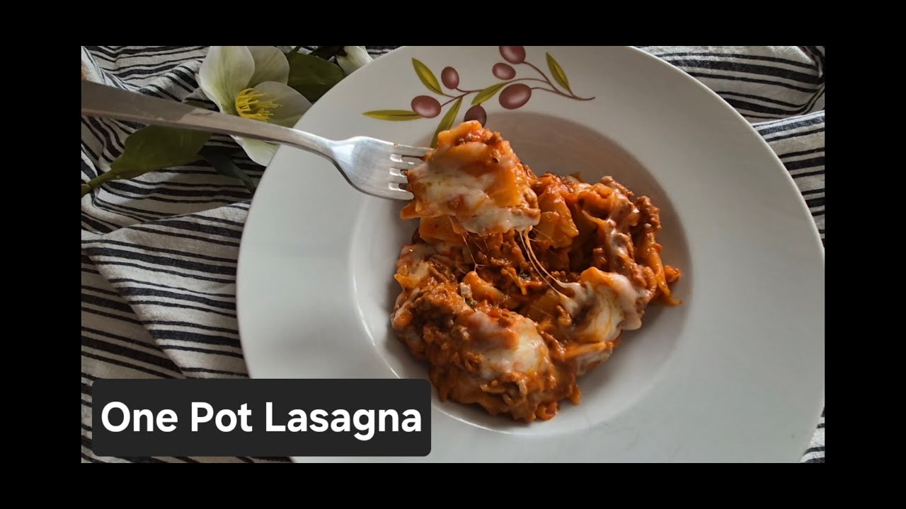 Easy One Pot Lasagna Recipe