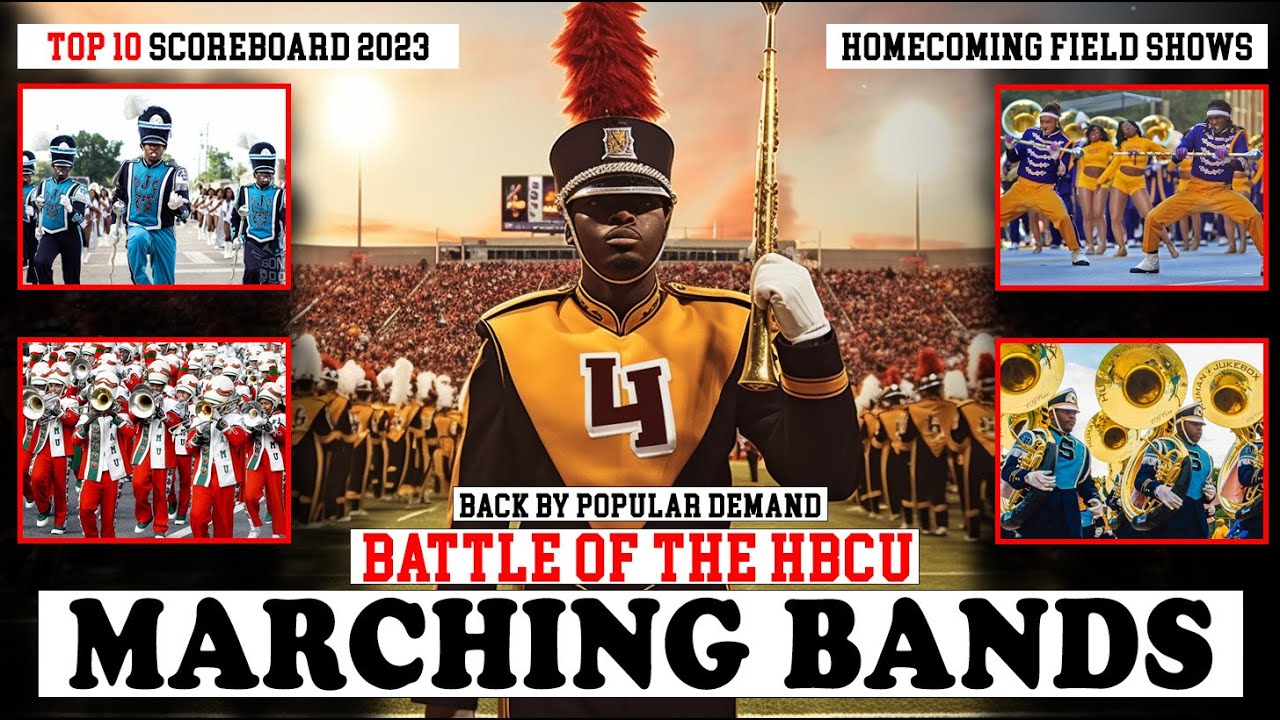 Top 10 Battle of the HBCU Marching Bands | The People's Choice Ranking 2023 | Homecoming Showcase