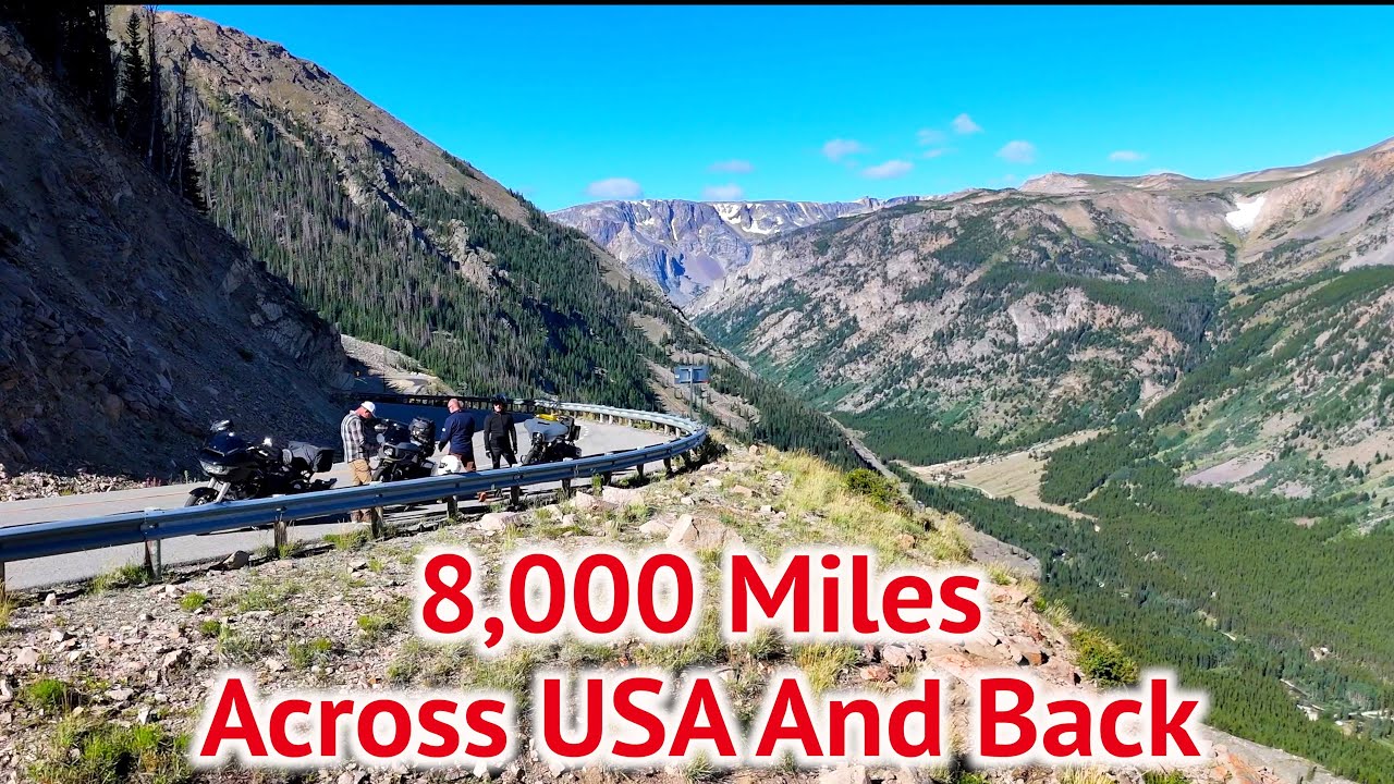 Riding My Harley 8,000 Miles In 21 Days Across America - Full Movie