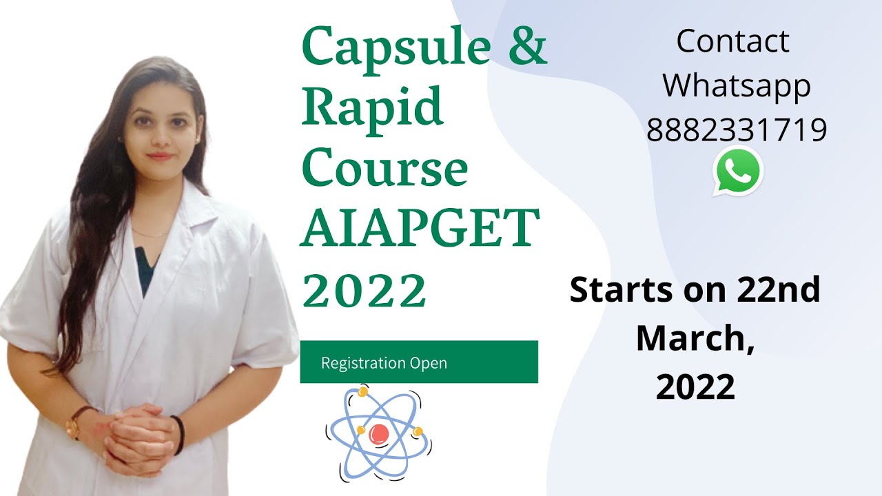 AIAPGET 2022 Capsule & Rapid Course #aiapget2022 #ayurveda#bams
