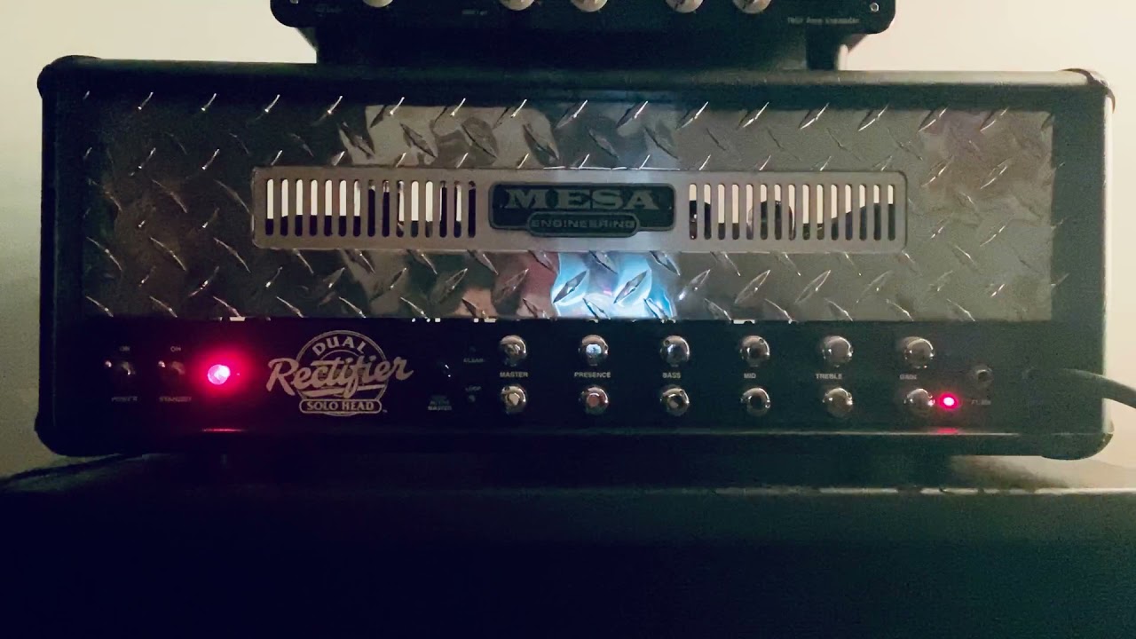 Mesa Boogie Dual Rectifier Rev G. and Boss Waza tube amp expander