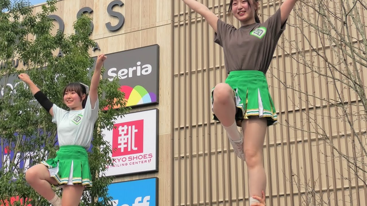 【学生チア】夏祭りでのチアパフォーマンス