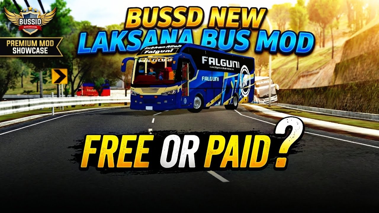 review new ASHOK LEYLAND LAKSANA BUS MOD FOR BUSSID ✅ FREE OR PAID ?