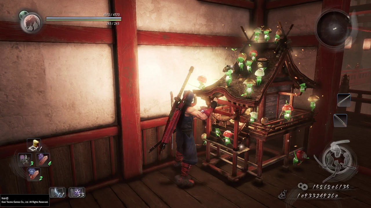Nioh,dica de farm amuleto yasakani magatama fase rastro do metre