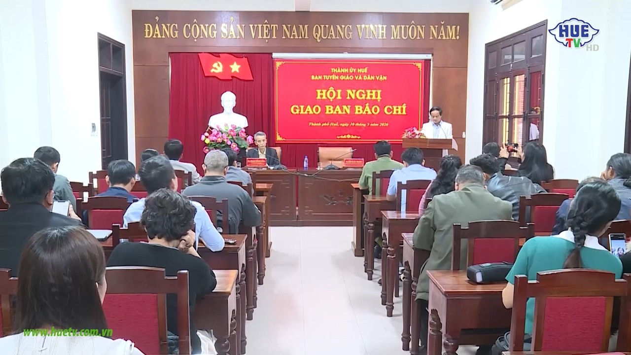 Giao ban báo chí tháng 3/2026
